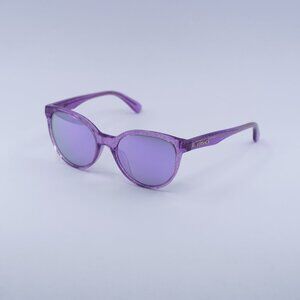 Versace Kids VK4427U 53734V Sunglasses Lilac Cat Eye Frame, Grey Lenses